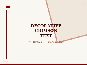 Crimson Serif Fonts for Vintage Branding Elegance