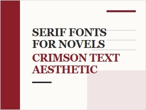 Crimson Text Alternatives for Modern Fiction